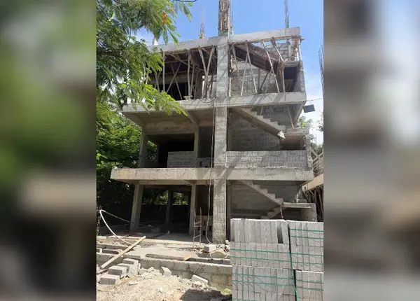 Bannerghatta construction project in progress
